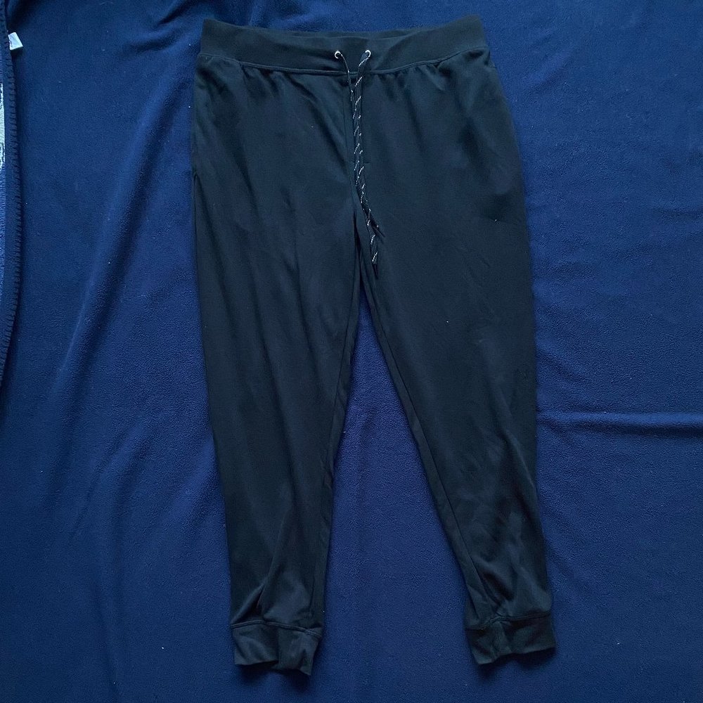 Fruit of the Loom Men's Joggers, Black, Large
